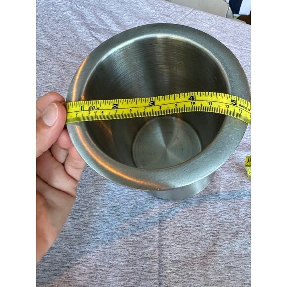 Stainless Steel Tilted Wine chiller, heavy, solid & durable.  Great Design! - Picture 6 of 9